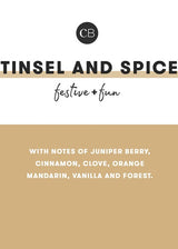 Tinsel & Spice Holiday Pattern Play Signature Candle