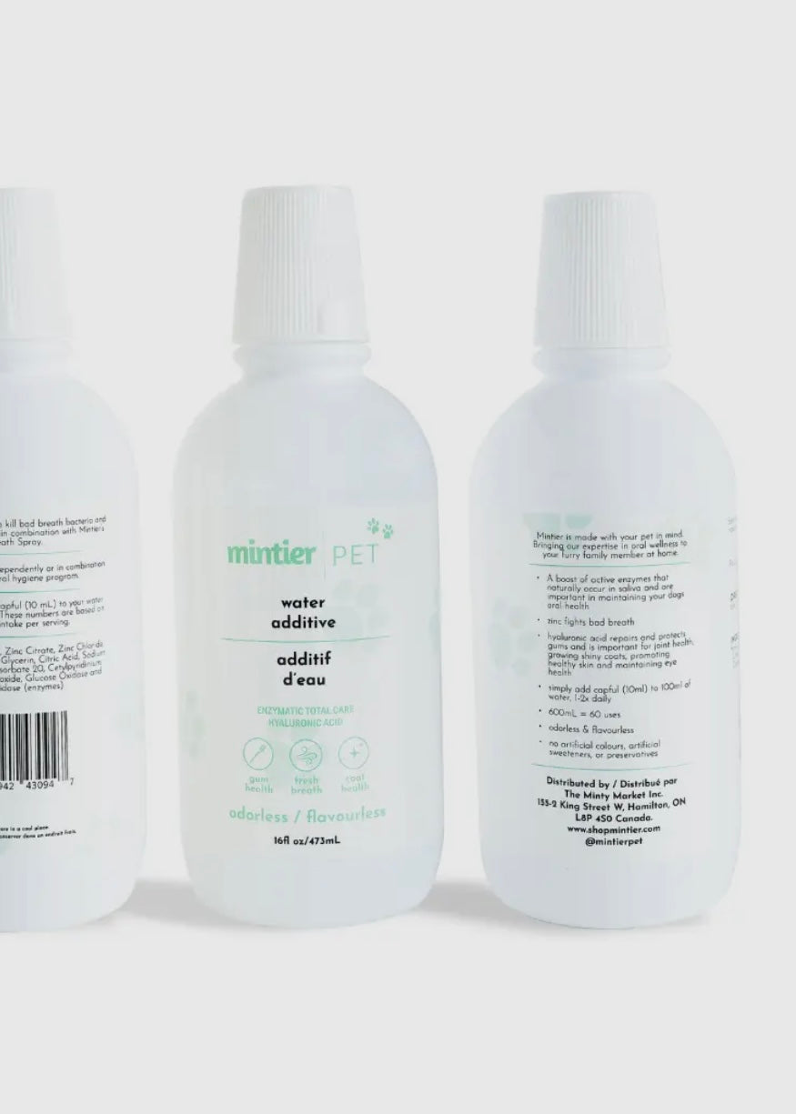 Pet Water Additive with Hyaluronic Acid