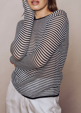 Sami Stripe Long Sleeve Sweater