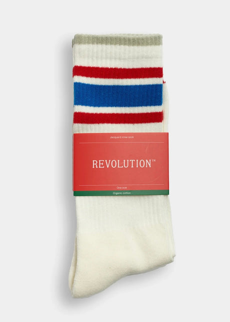 Jaquard Crew Sock