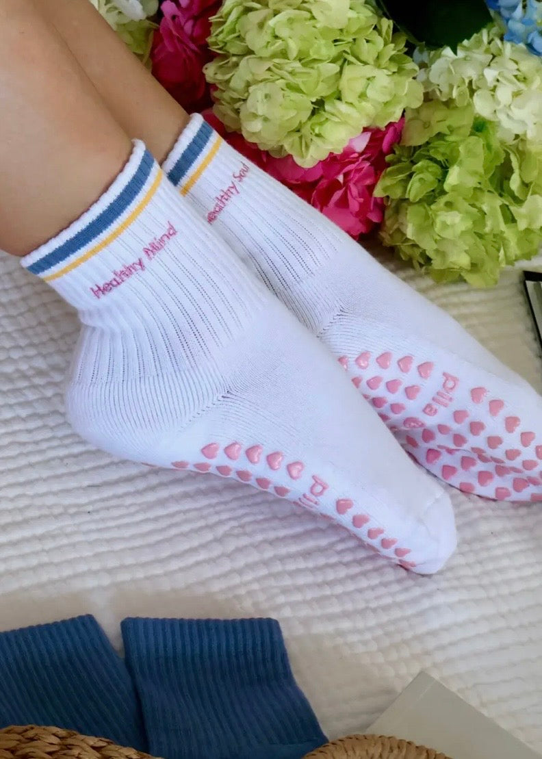 Healthy Mind + Healthy Soul Grip Socks