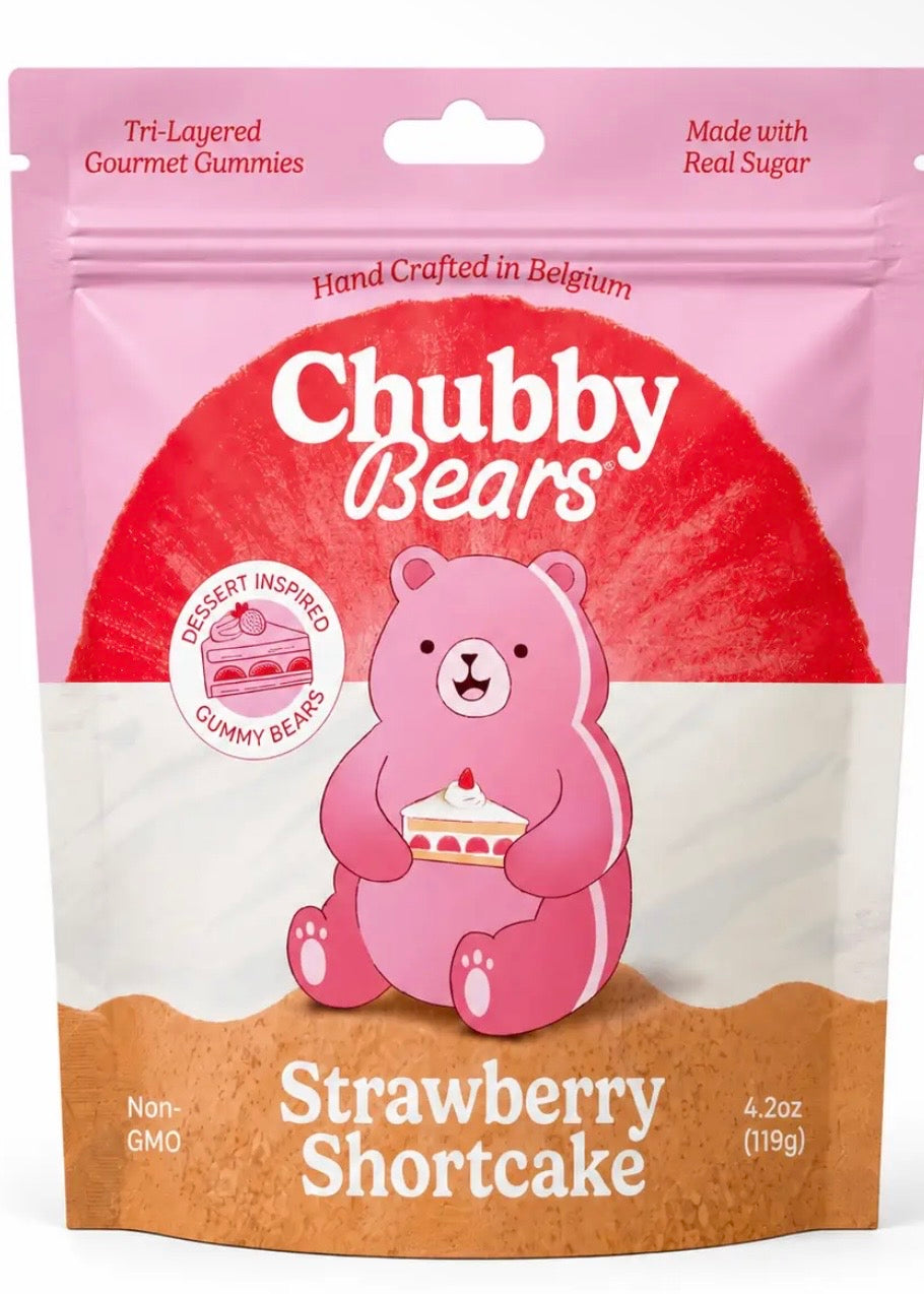 Chubby Bears Strawberry Shortcake Gummy Bears