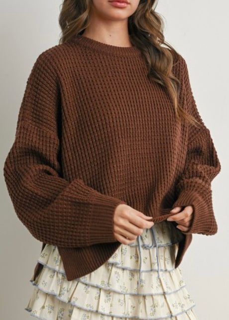 Yuki Waffle Sweater