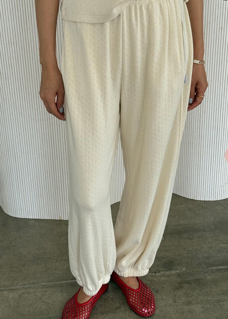 Pointelle Balloon Pants