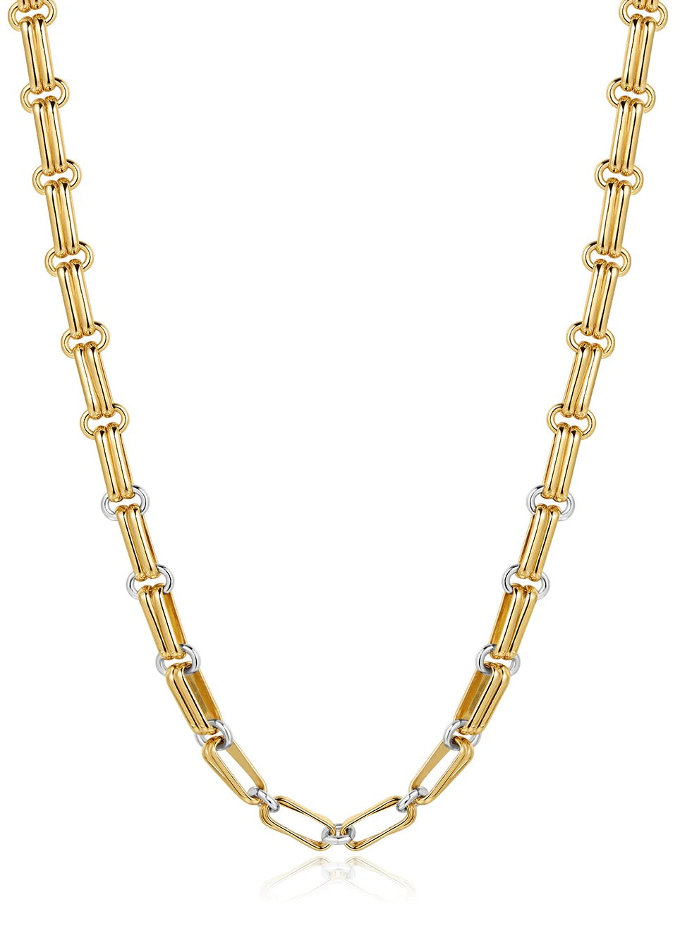 Dalia Two-Tone Chain Necklace