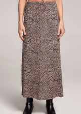 Seraphyne Leopard Midi Skirt