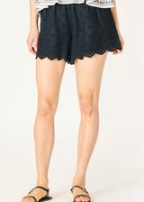 Eyelet Pull-On Shorts
