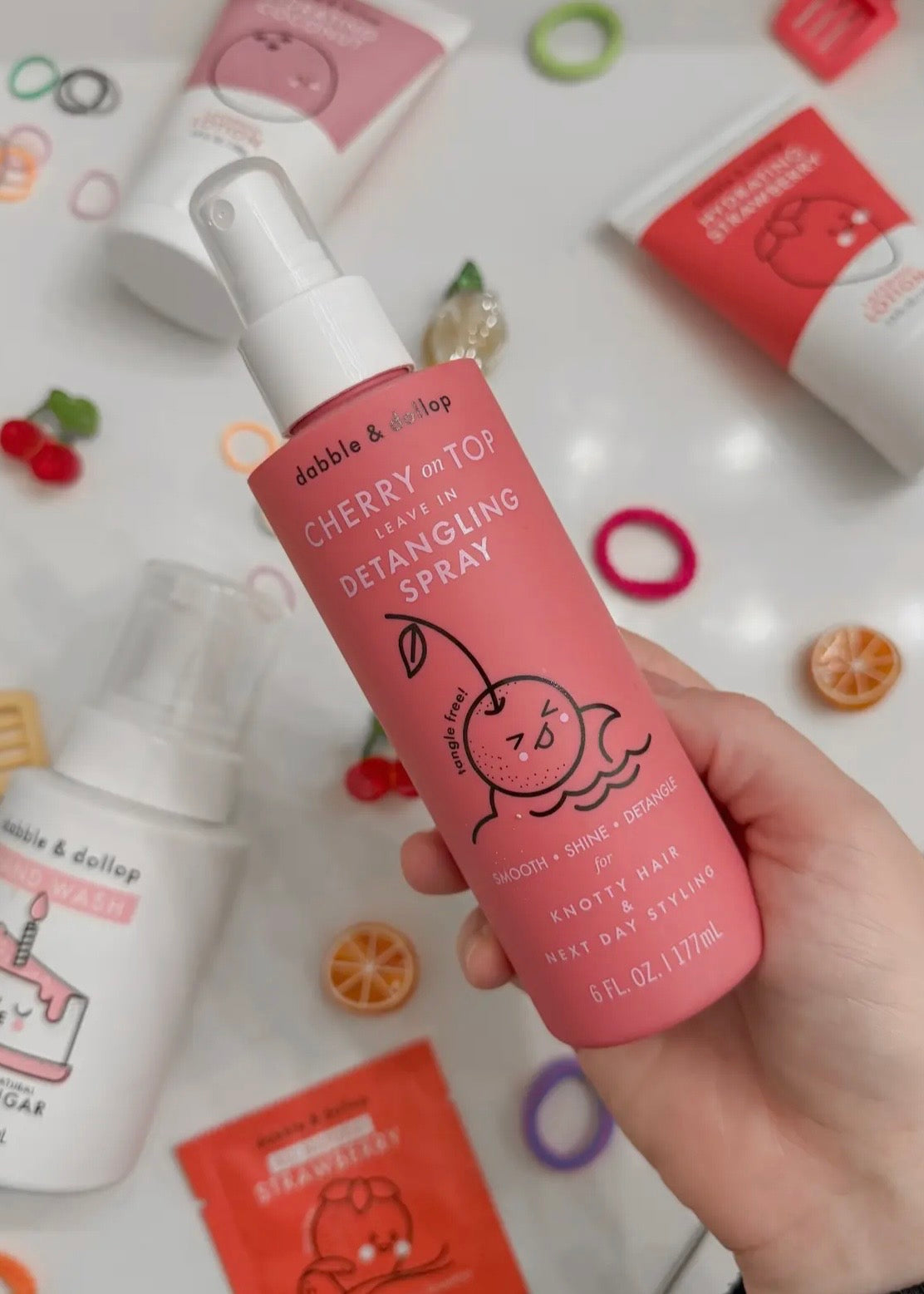 Cherry on Top® Leave-In Spray Detangler