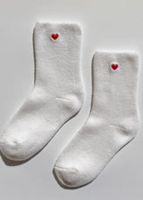 Embroidered Cloud Sock