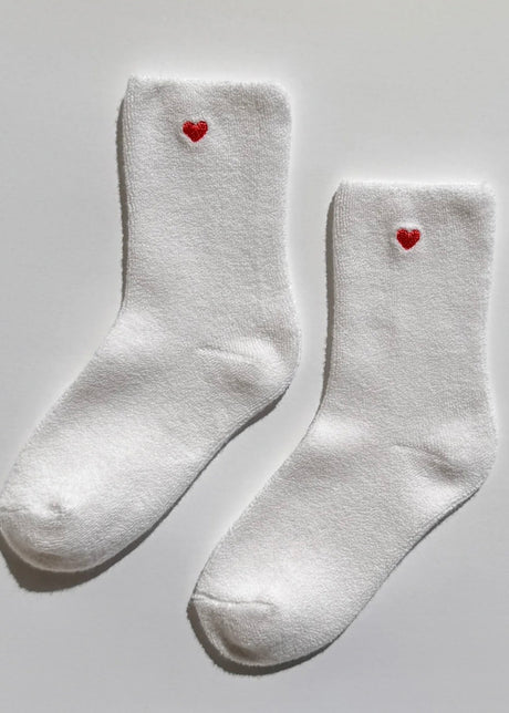 Embroidered Cloud Sock