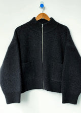 Alpaca Zip Front Jacket