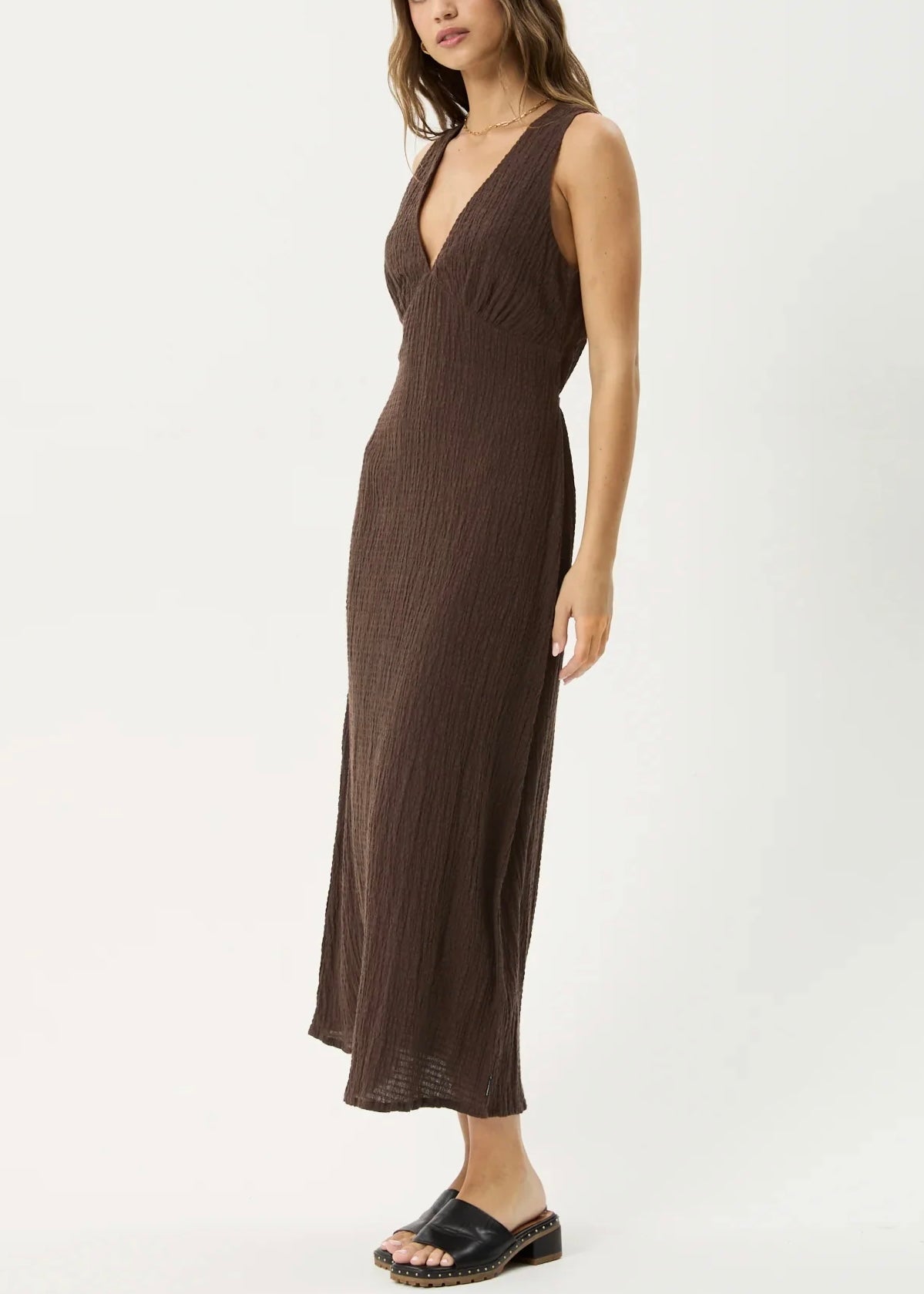 Tully Seersucker Maxi Dress