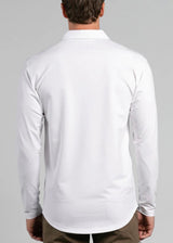 Drop-Cut Long Sleeve Lux Polo