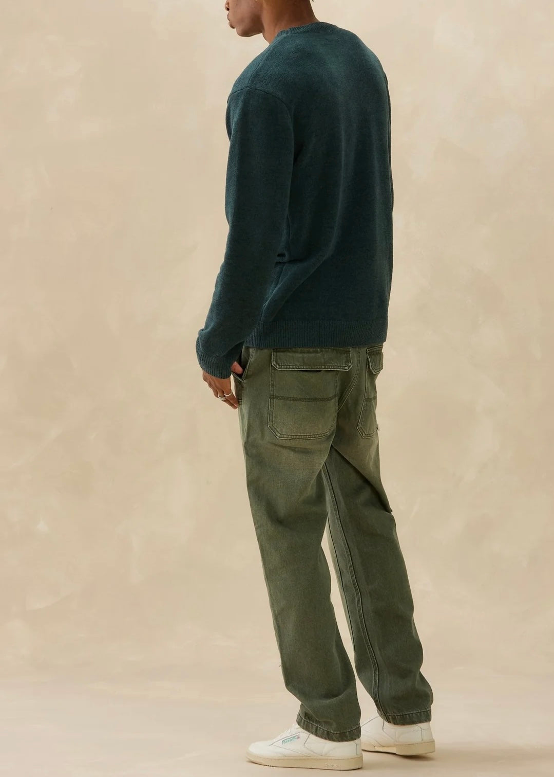 Textured Knit Crew