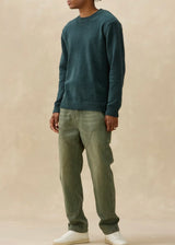 Textured Knit Crew