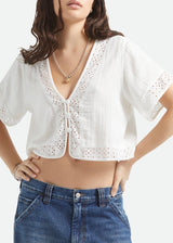 Seaside Eyelet Top