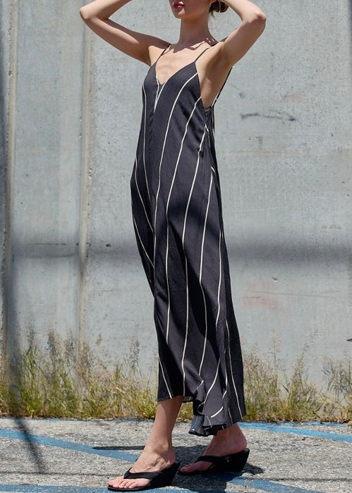 Simone Striped Midi Dress