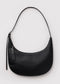 Medium Recycled Leather Flat Crescent