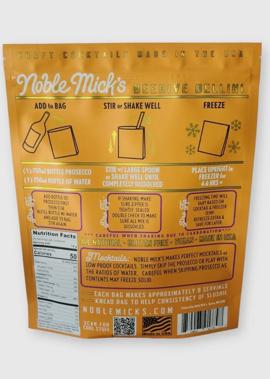 Beehive Bellini Frozen Cocktail