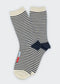 Cole Thin Stripe Crew Socks