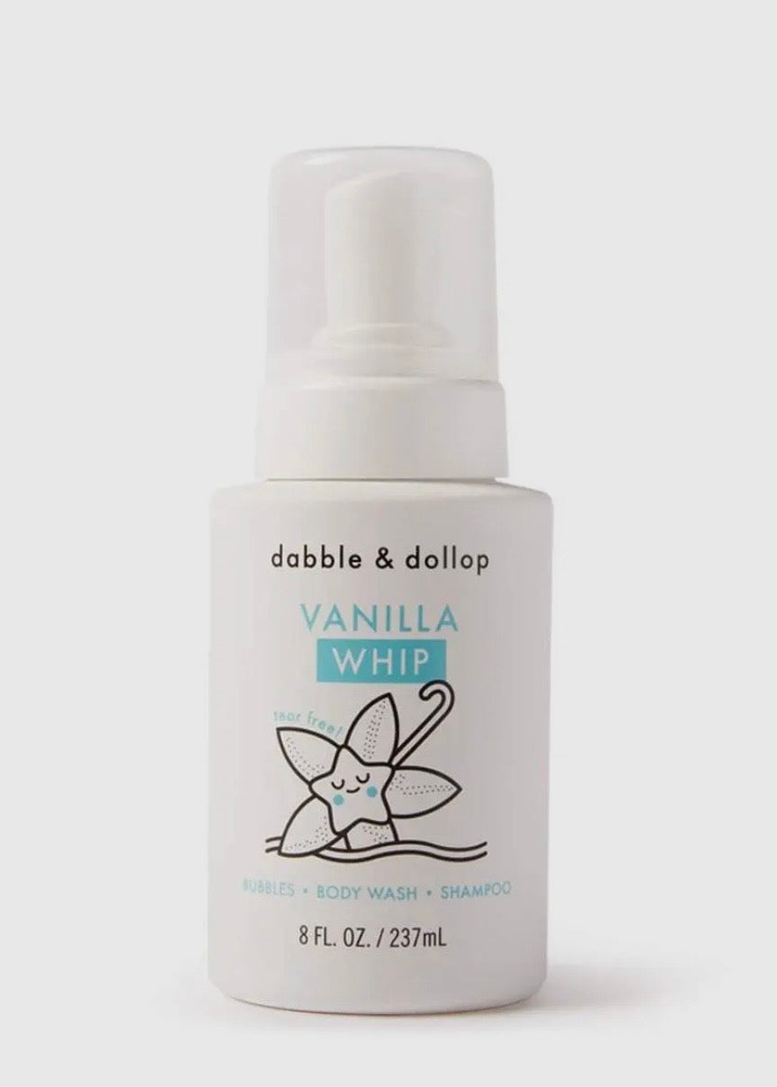 Vanilla Foaming Bubble Bath, Body Wash & Shampoo