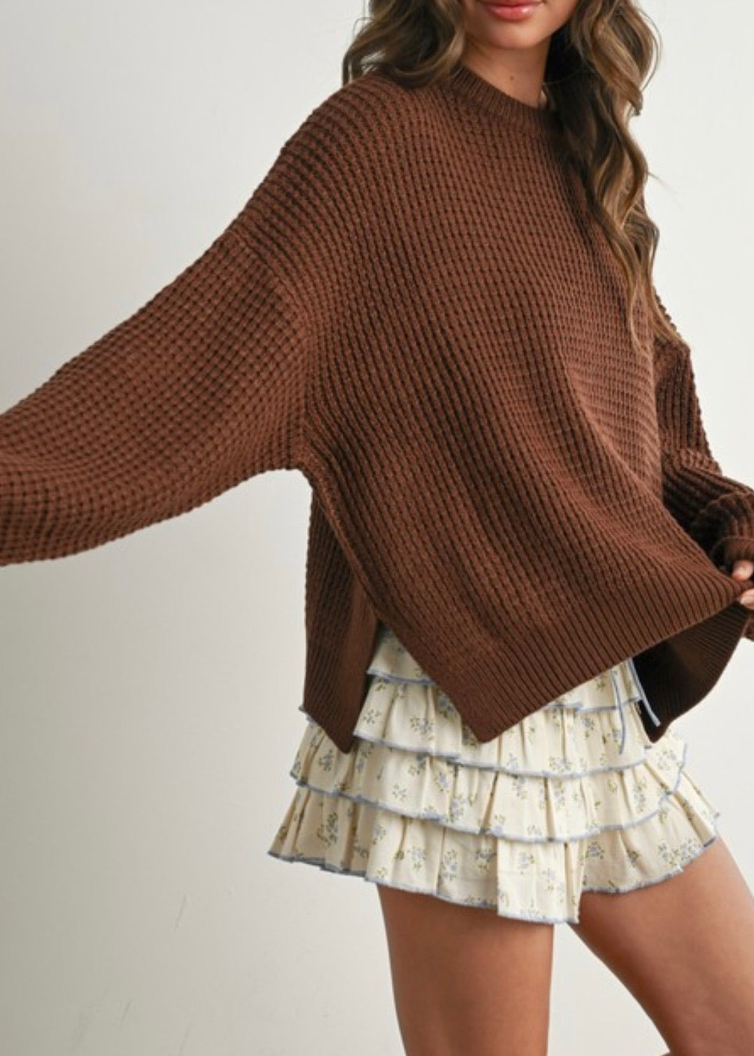 Yuki Waffle Sweater
