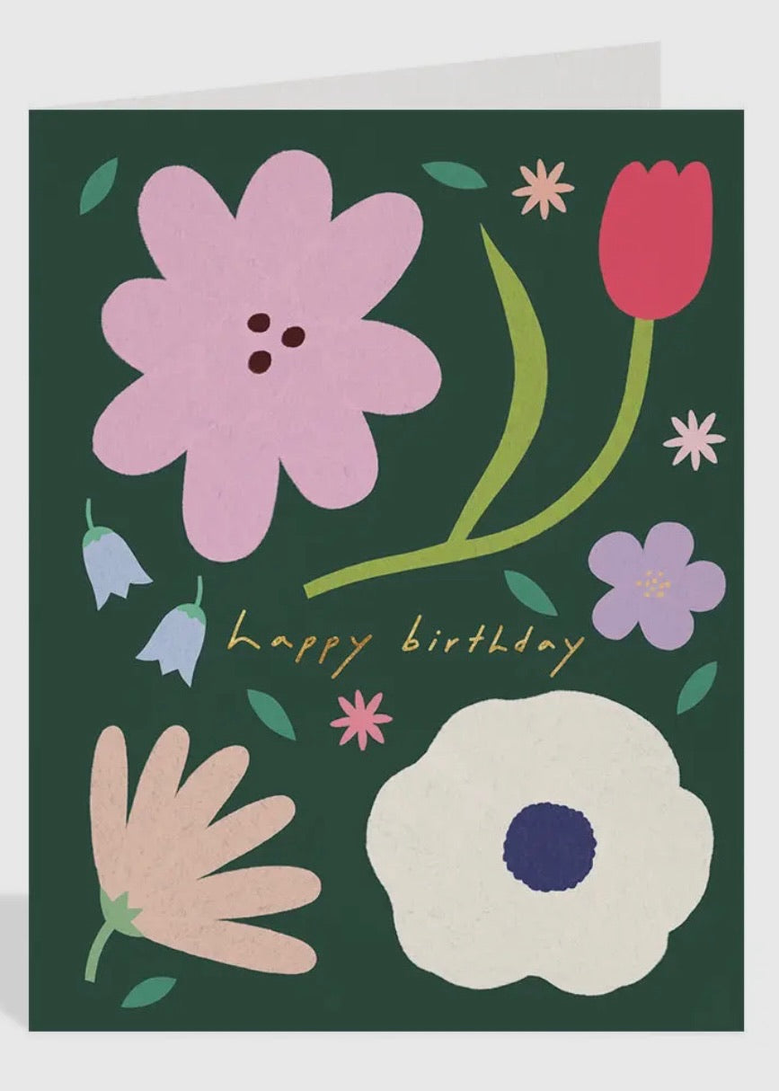 Birthday Flowers Card