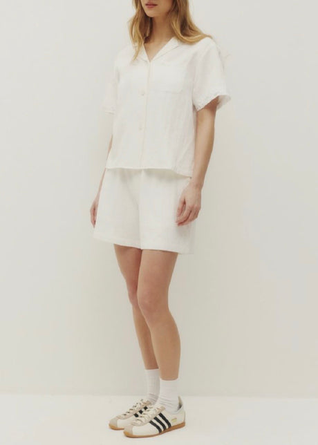 Lace Linen Shirt