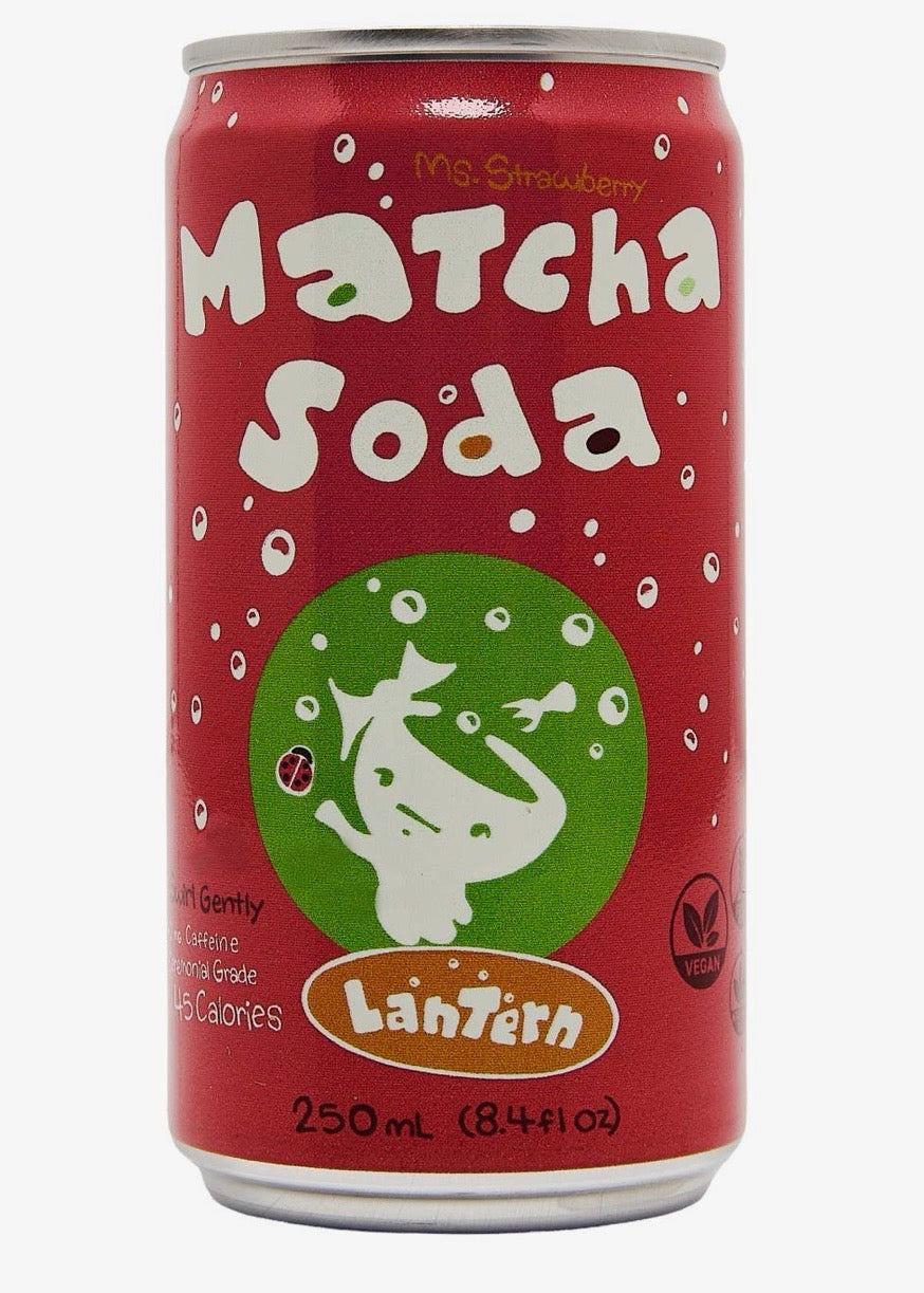 Strawberry Matcha Soda