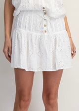 Tulsa Eyelet Mini Skirt
