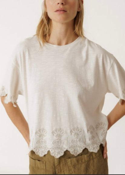 Lace Trim T-Shirt