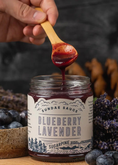 Blueberry Lavender Sundae Sauce