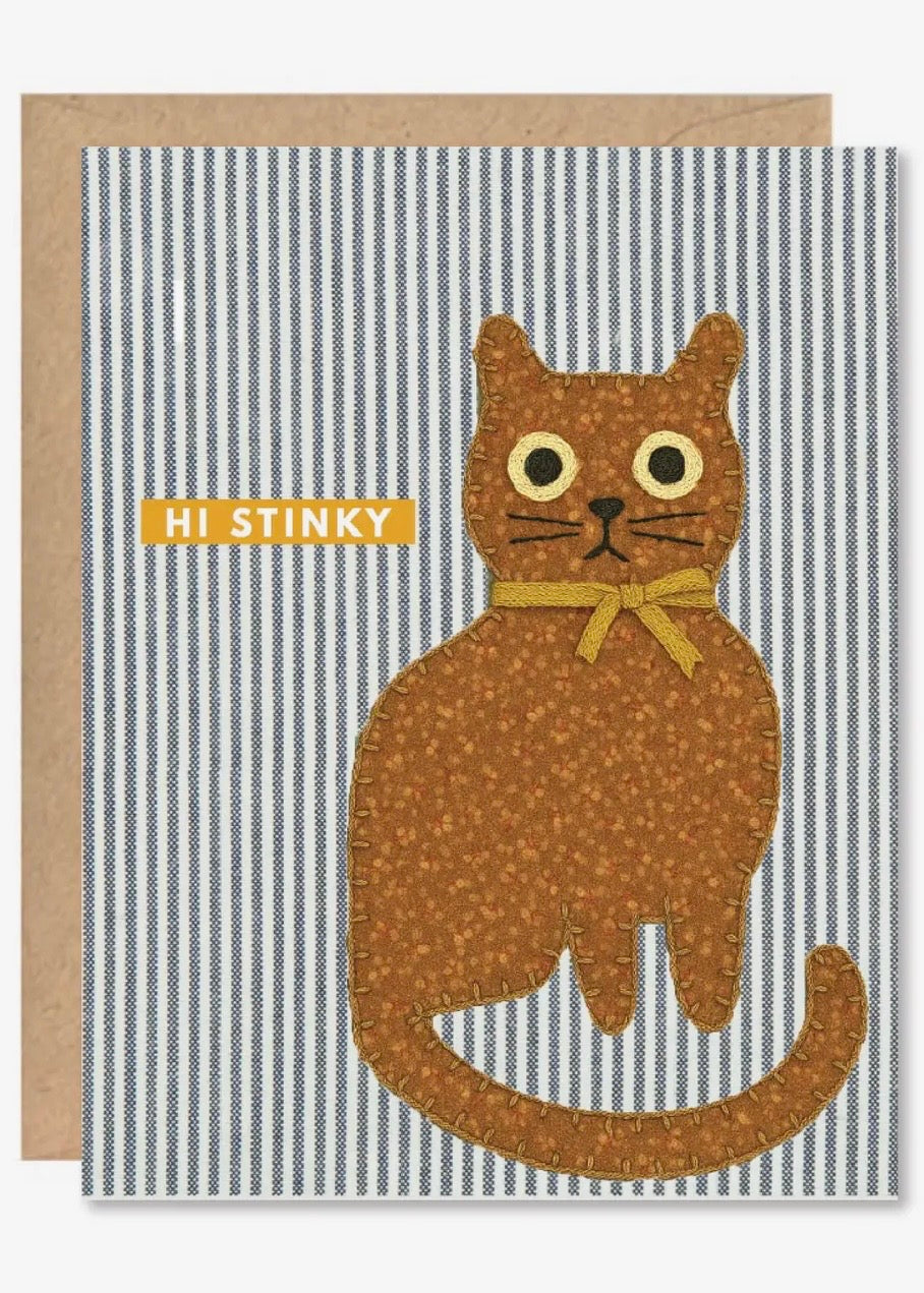 "Hi Stinky" Orange Cat