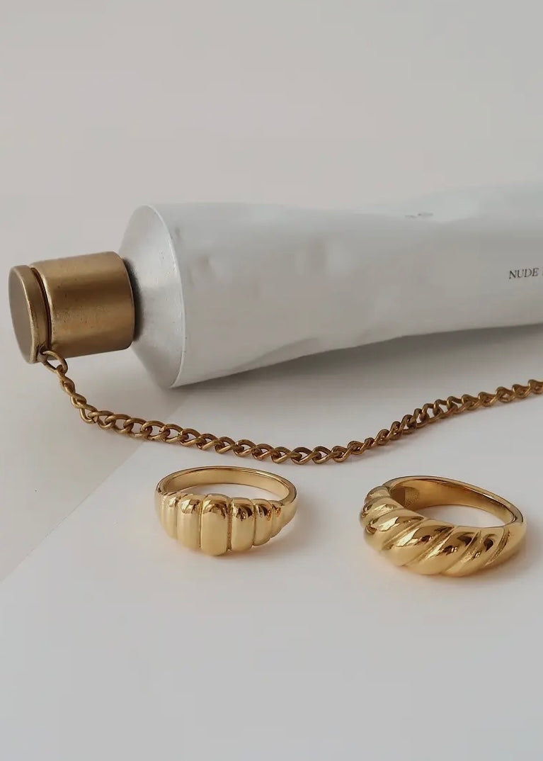 Croissant Dome Ring