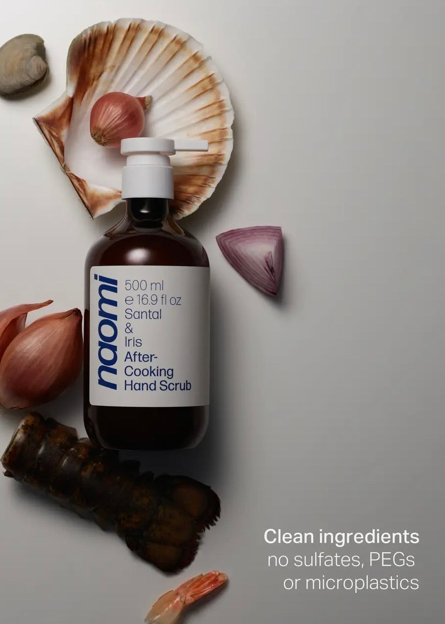 Naomi After-Cooking Hand Scrub: Santal & Iris