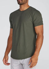 Pulse Short Sleeve Drop Cut Tee