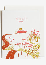 Miss You Car | Letterpress Card