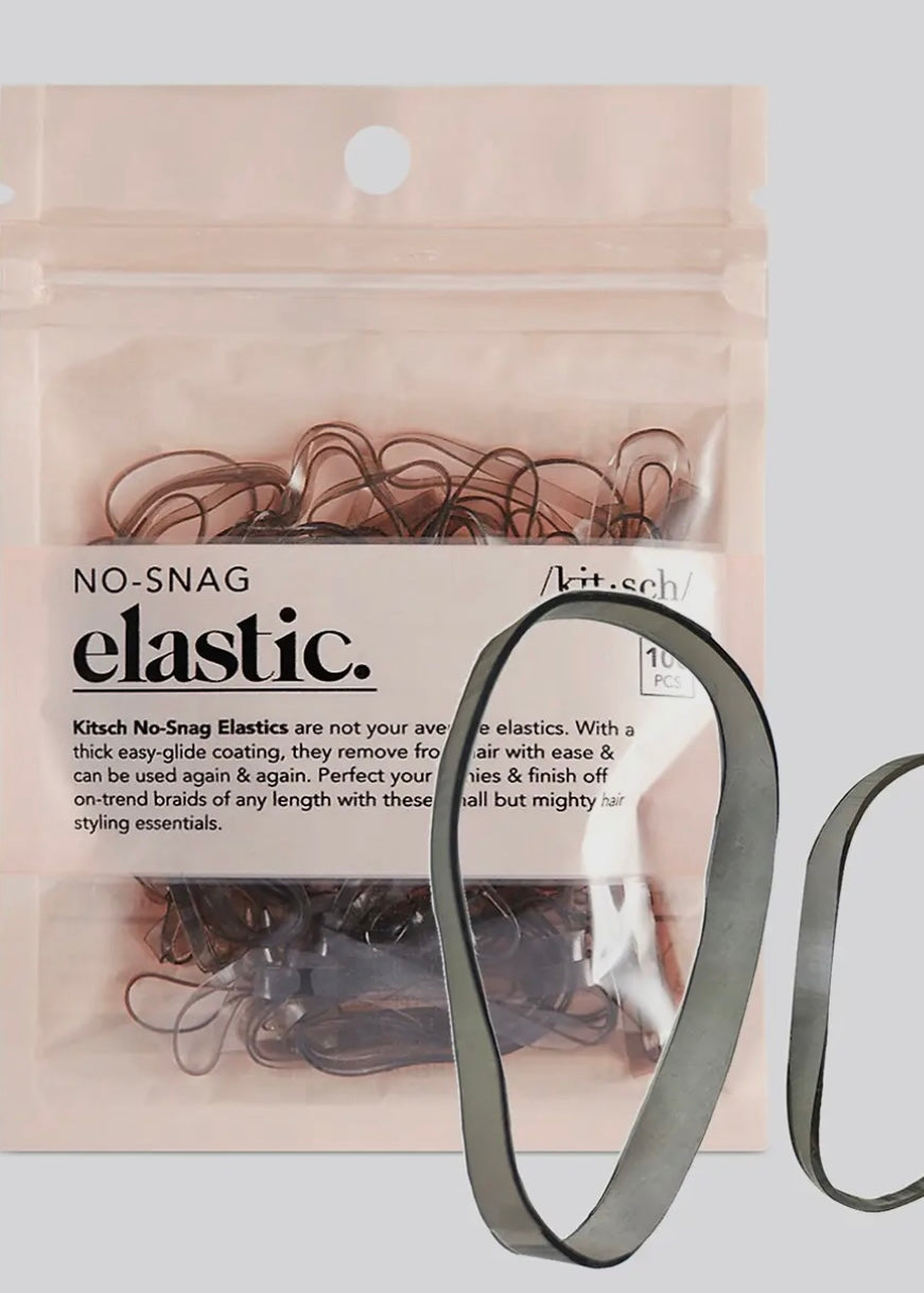 No-Snag Elastic 100 Pc - Clear