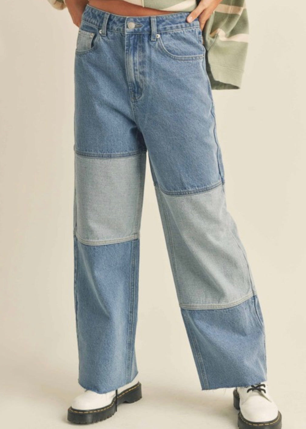Two-Tone Jeans