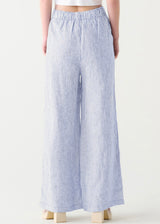 Elastic Waist Wide Leg Pant