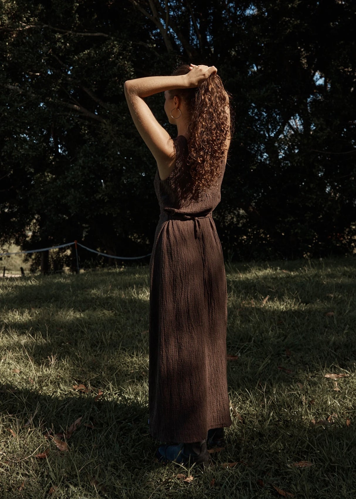 Tully Seersucker Maxi Dress