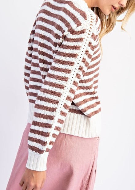 Flora Stripe Sweater
