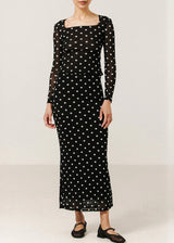 Mesh Maxi Tube Skirt