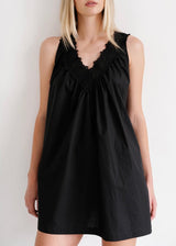 Lace Poplin Dress