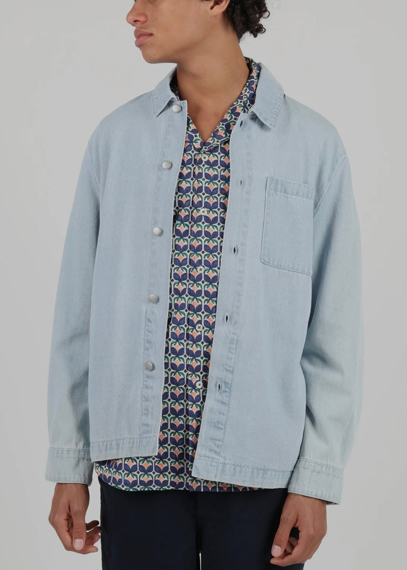 Cotton Denim Workwear Shirt