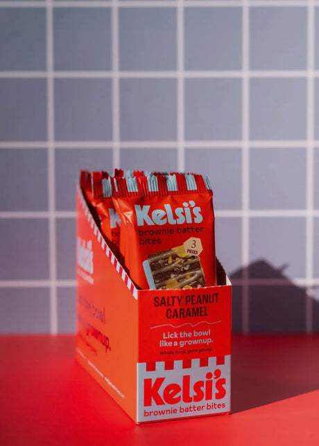 Salty Peanut Caramel Brownie Batter Bites (DF + GF)