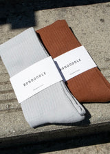 Ribbed Sport Gym Crew Socks