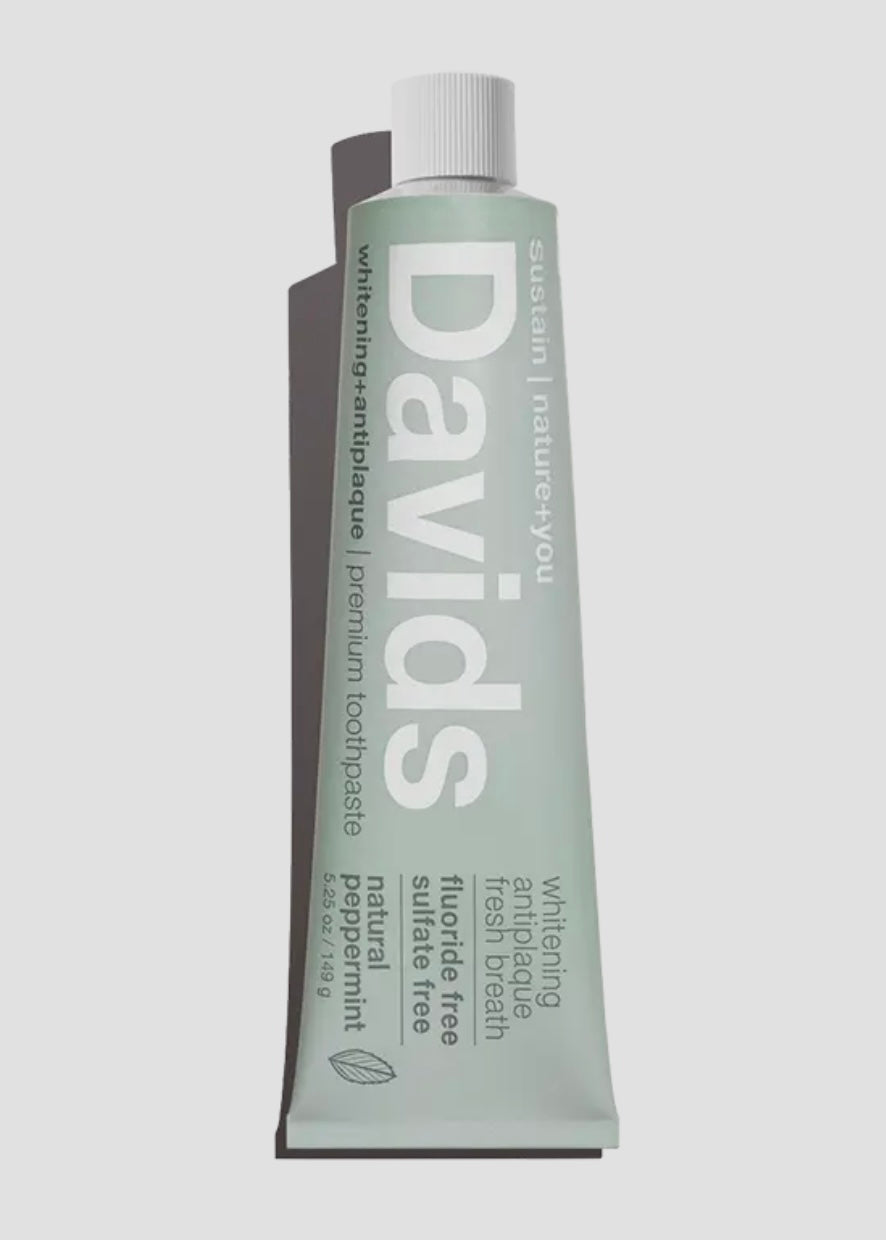 Toothpaste Ribbon Davids Toothpaste / Peppermint – Red Ribbon