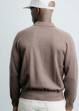Long Sleeve Knit Polo