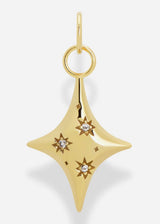 Celeste Puffy Star Charm